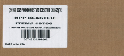2025 Panini Ohio State University Collegiate Blaster, 20 Box Case *RELEASES 9/26*