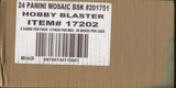 2023-24 Panini Mosaic Basketball, 20 Hobby Blaster Box Case (GREEN ICE PRIZMS)