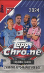 2024 Topps MLS Chrome Soccer Hobby, 12 Box Case