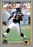 2001 LaDainian Tomlinson Topps ROOKIE RC #350 San Diego Chargers