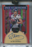 2024 Ed McCaffrey Panini One RED ONCE IN A LIFETIME AUTO 60/60 AUTOGRAPH #348 Denver Broncos