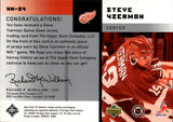 2001-02 Steve Yzerman Upper Deck SP Authentic NOTABLE NUMBERS GAME-USED JERSEY 1462/1614 #NN-54 Detroit Red Wings