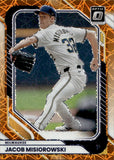 2026 Jacob Misiorowski Panini Donruss Optic ORANGE VELOCITY PRIZM #53 Milwaukee Brewers