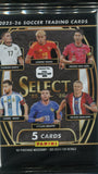 2025-26 Panini Select Road To FIFA World Cup 2026 Soccer Hobby, Pack *RELEASES 7/24*