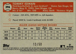 2021 Tommy Edman Topps Chrome PLATINUM ANNIVERSARY ROSE GOLD WAVE REFRACTOR 13/50 #396 St. Louis Cardinals