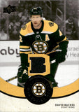 2023-24 David Backes Upper Deck Boston Bruins Centennial CENTENNIAL CLOTH RELICS GAME-USED JERSEY #CCR-DB Boston Bruins