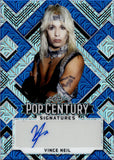 2022 Vince Neil Leaf Pop Century BLUE MOJO AUTO 5/6 AUTOGRAPH #BA-VN1 Motley Crue