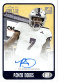 2021 Romeo Doubs Onyx AUTOGRAPH ROOKIE AUTO RC /400 Green Bay Packers Nevada University Wolf Pack