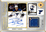 2022-23 Robert Thomas Upper Deck Ultimate Collection DISPLAYS AUTOGRAPH JERSEY 87/99 AUTO #UDA-RT St. Louis Blues