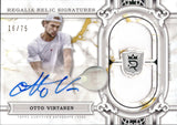 2024 Otto Virtanen Topps Royalty REGALIA RELIC SIGNATURES 16/75 AUTOGRAPH AUTO #RRS-OVN TENNIS