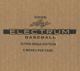 2026 Leaf Electrum Baseball Super Mega, 6 Box Case *RELEASES 6/26*