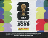 2026 Panini World Cup Soccer Stickers 50ct, Box