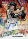 2023 Corbin Carroll Topps Chrome Update FUTURE STARS ROOKIE AUTOGRAPH 38/99 RC AUTO #FSA-CC Arizona Diamondbacks