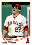 2013 Mike Trout Topps SP PHOTO VARIATION #27 Anaheim Angels 2