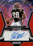 2025 Corey Dillon Panini Prizm Black PRIZMATRIX SIGNATURES AUTOGRAPH RED 26/99 AUTO #PS-CDN Cincinnati Bengals