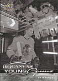 2025-26 Sam Rinzel Upper Deck SERIES 1 UD CANVAS YOUNG GUNS BLACK & WHITE ROOKIE RC #C-105 Chicago Blackhawks