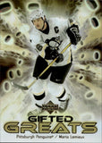 2003-04 Mario Lemieux Upper Deck GIFTED GREATS #GG4 Pittsburgh Penguins