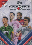 2024 Topps MLS Superstars Soccer Hanger, 64 Box Case