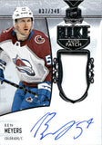 2022-23 Ben Meyers Upper Deck The Cup ROOKIE AUTO PATCH 37/249 RC AUTOGRAPH #123 Colorado Avalanche