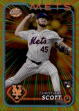 2024 Christian Scott Topps Chrome RADIATING ROOKIES RC #RR-28 New York Mets