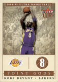2004-05 Kobe Bryant Fleer Ultra POINT GODS #14 Los Angeles Lakers