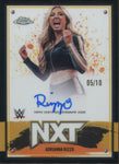 2025 Adrianna Rizzo Topps Chrome NXT CHROME AUTOGRAPH BLACK AUTO 5/10 #NXT-ARZ