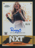 2025 Adrianna Rizzo Topps Chrome NXT CHROME AUTOGRAPH BLACK AUTO 5/10 #NXT-ARZ