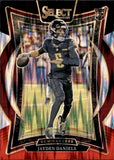 2024 Jayden Daniels Panini Select CONCOURSE BLACK & RED SHOCK PRIZM ROOKIE RC #26 Washington Commanders 2