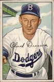 1952 Chuck Dressen Bowman #188 Brooklyn Dodgers BV $25