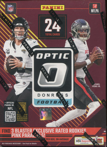 2024 Panini Donruss Optic Football Blaster, Box (Pink Parallels)