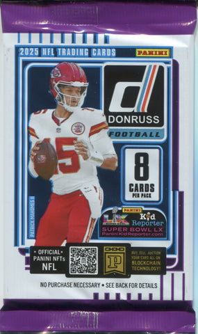 2025 Panini Donruss Football Retail, Pack