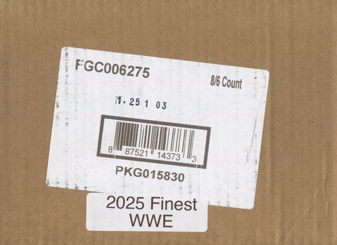 2025 Topps Finest WWE Hobby, 8 Box Case *RELEASES 9/26*