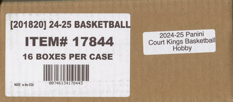 2024-25 Panini Court Kings Basketball Hobby, 16 Box Case