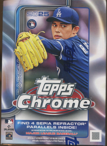 2025 Topps Chrome Baseball Blaster, Box