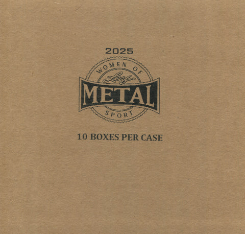 2025 Leaf Metal Women of Sport Hobby, 10 Box Case *RELEASES 11/28*
