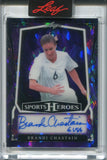 2025 Brandi Chastain Leaf Sports Heroes PURPLE ICE INSCRIPTION AUTO 3/15 USA #BA-BC2
