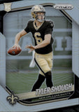 2025 Tyler Shough Panini Prizm HOLO SILVER ROOKIE RC #327 New Orleans Saints