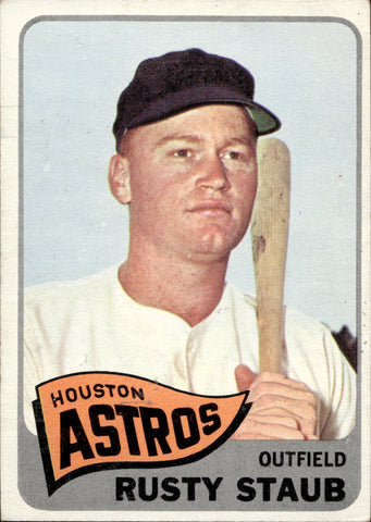 1965 Rusty Staub Topps #321 Houston Astros BV $10 1