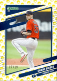 2021 Shane Bieber Panini Donruss MASK EMOJI SP 17/19 #183 Cleveland Gaurdians