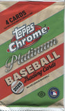 2025 Topps Chrome Platinum Baseball Hobby, Pack
