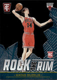 2024-25 Matas Buzelis Panini Totally Certified ROCK THE RIM ROOKIE 85/249 RC #14 Chicago Bulls