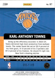 2024-25 Karl-Anthony Towns Panini Revolution STORM 95/149 #87 New York Knicks