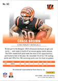 2024 Chase Brown Panini Prestige PINK XTRA POINTS AUTOGRAPH 18/25 AUTO #60 Cincinnati Bengals