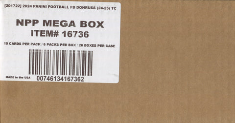 2024 Panini Donruss Football, 20 Mega Box Case