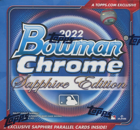 *LAST BOX* 2022 Bowman Chrome Sapphire Edition Baseball Hobby, Box