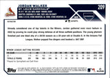 2023 Jordan Walker Topps Chrome ROOKIE REFRACTOR RC #209 St. Louis Cardinals