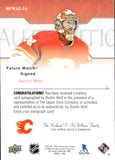 2023-24 Dustin Wolf Upper Deck SP Authentic RETRO FUTURE WATCH ROOKIE AUTO 366/399 RC AUTOGRAPH #RFWA2-54 Calgary Flames