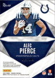 2022 Alec Pierce Panini Phoenix ROOKIER JERSEY AUTO ORANGE 13/149 RC AUTOGRAPH #RJA-AP Indianapolis Colts