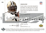2001 Ricky Williams Upper Deck SP Authentic SIGN OF THE TIMES AUTOGRAPH AUTO #RW New Orleans Saints