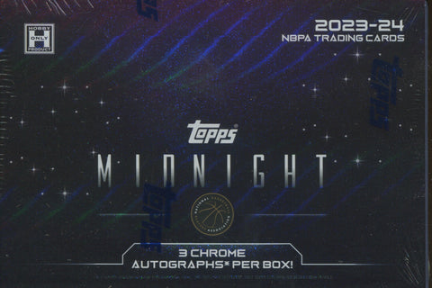 2023-24 Topps Midnight Basketball Hobby, Box *RELEASES 2/27*